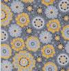 Grey, Black, Yellow Suzani